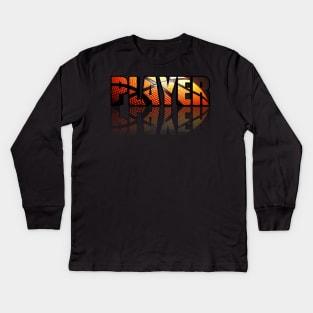 Basketball Player Kids Long Sleeve T-Shirt